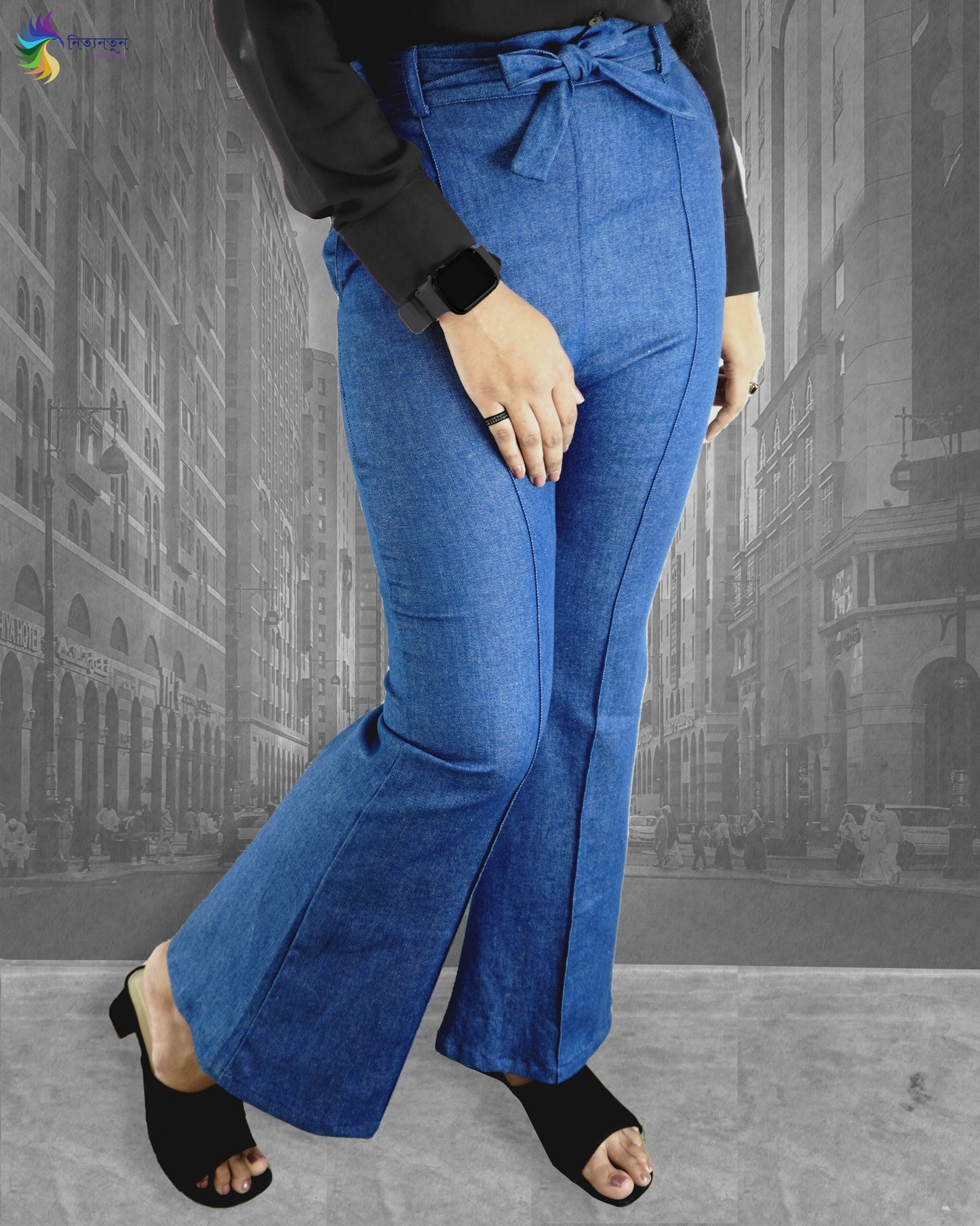 Jeans Flare Pant - Blue