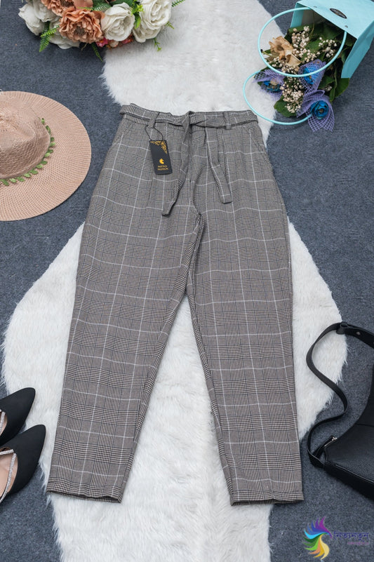 Prince of Wales Check Pant for Women - Nitto Notun