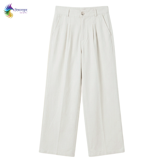 Gabardine Wide Leg