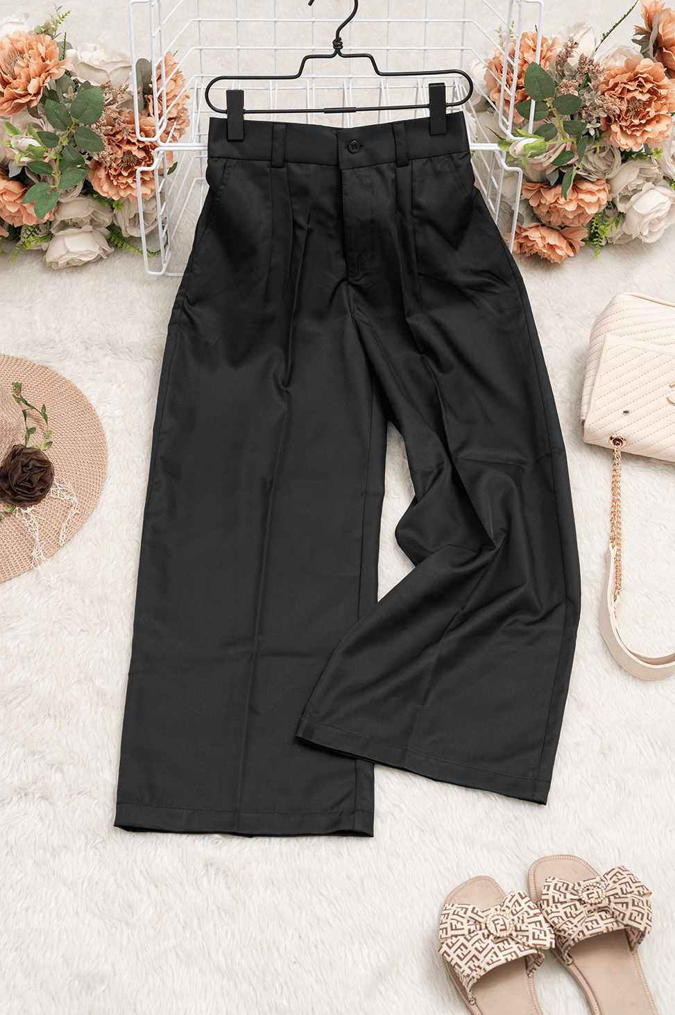 Wide Leg Formal Pants - Nitto Notun